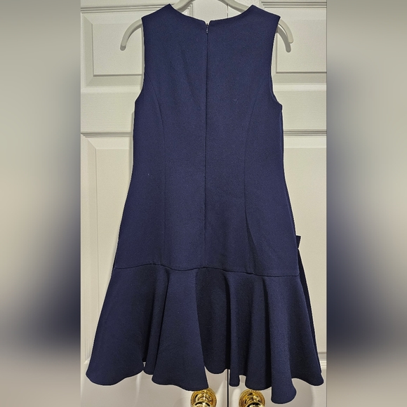 Eliza J Navy Dress with Ruffle, size 6 - Picture 2 of 3